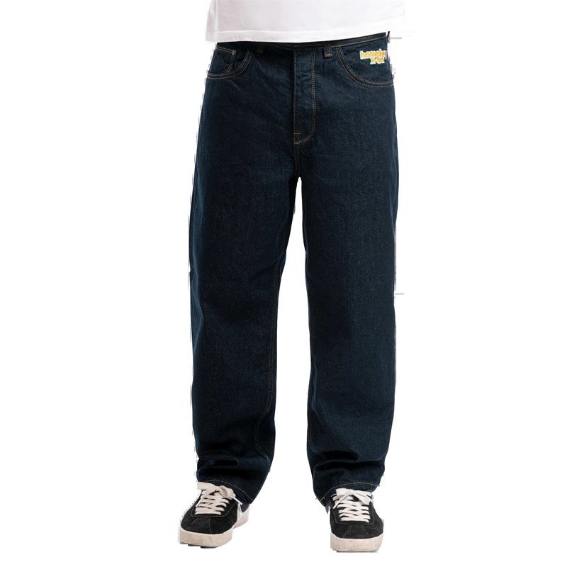 kalhoty HOMEBOY - X-Tra Baggy Denim Indigo (INDIGO-80) velikost: 34/32