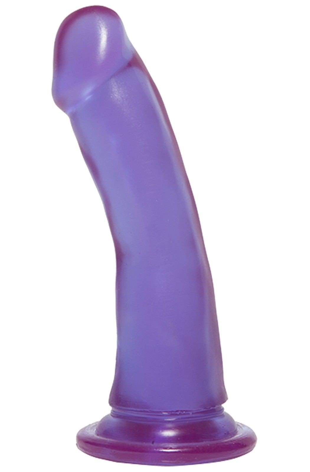 Doc Johnson Dildo s přísavkou Crystal Jellies Slim 6,5" - Doc Johnson