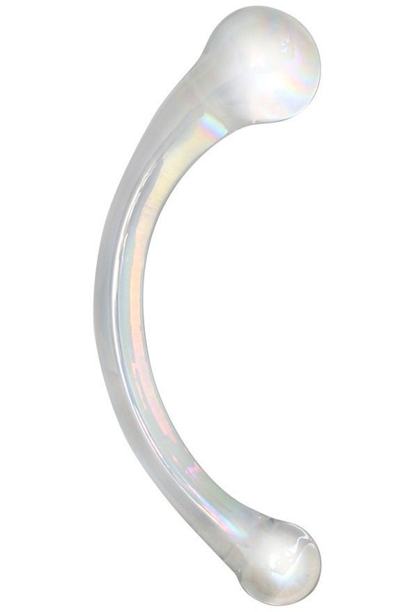 Sensual Glass Oboustranné dildo ze skla Wanda - Sensual Glass