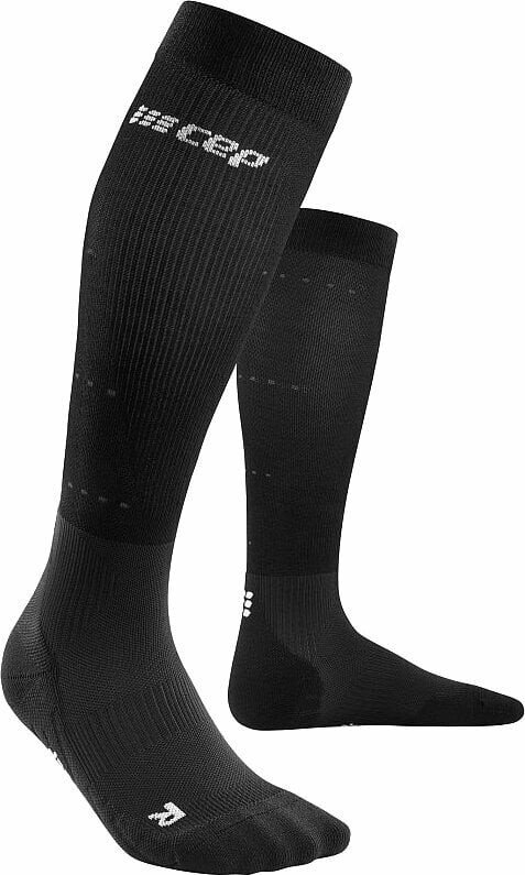 CEP WP20T Recovery Tall Socks Women Black/Black II Běžecké ponožky