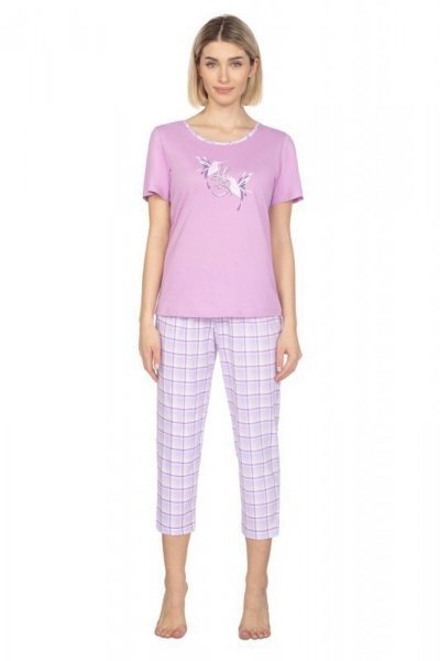 Regina 659 fialové plus Dámské pyžamo 2XL fialová