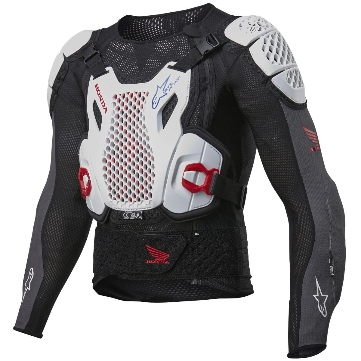 Alpinestars HONDA Bionic Plus V2 2024 Black/White/Blue/Bright Red S