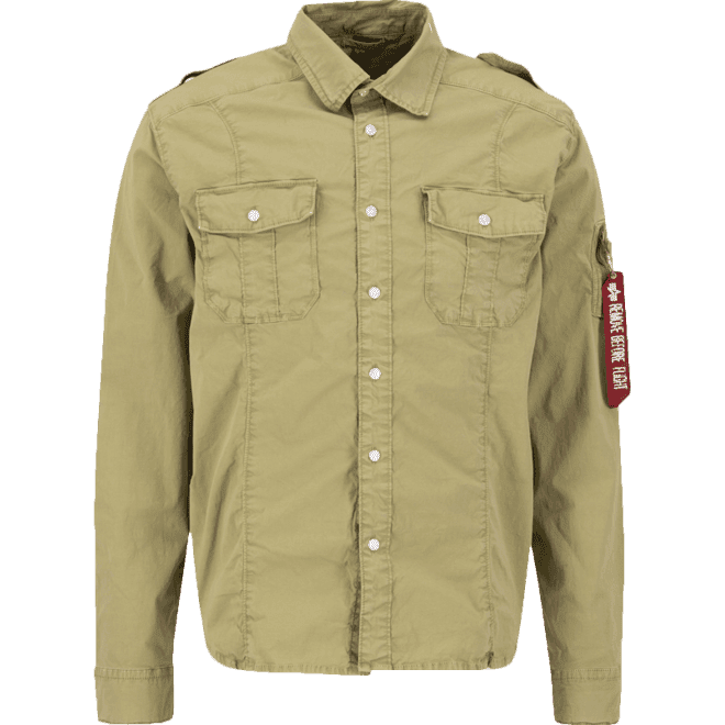 Alpha Industries Košile  Basic Shirt Slim šalvějová S