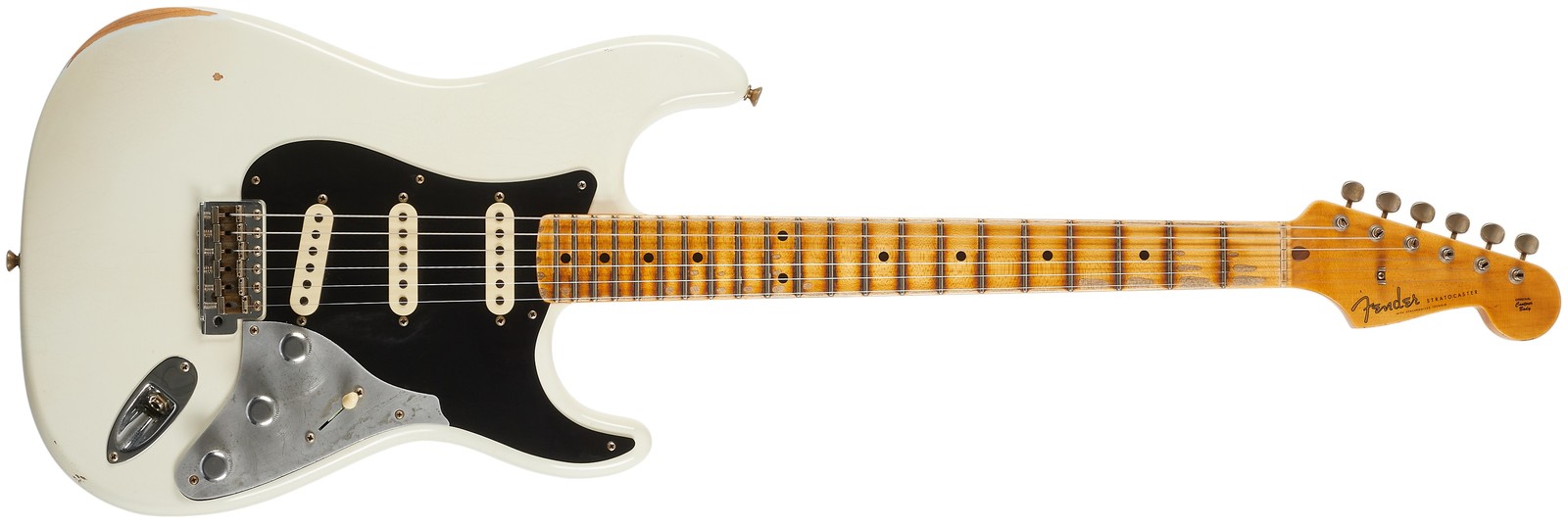 Fender Custom Shop LTD Poblano II Stratocaster Relic Aged Olympic Whit