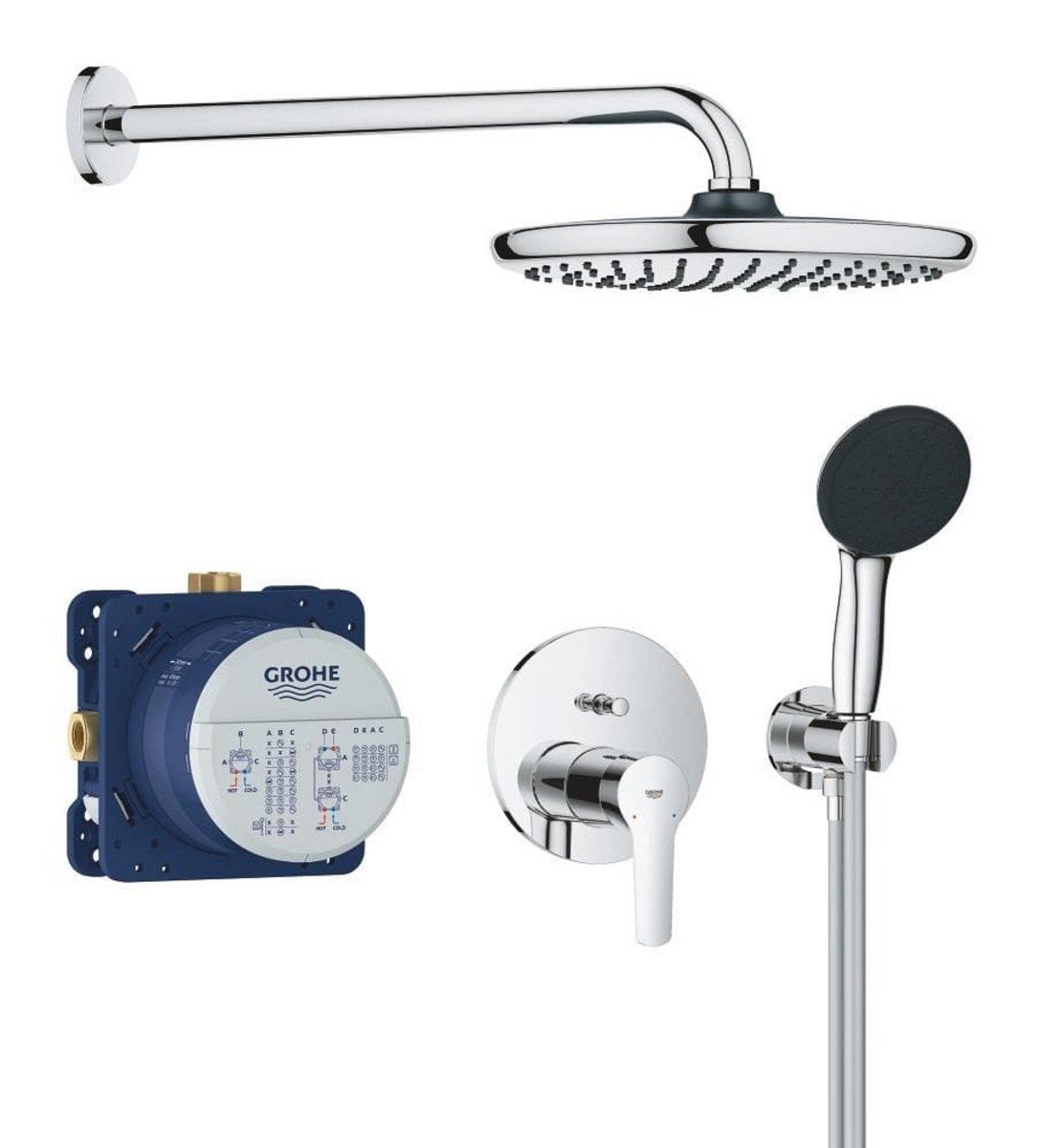 Sprchový systém Grohe Start včetně podomítkového tělesa chrom 25292000