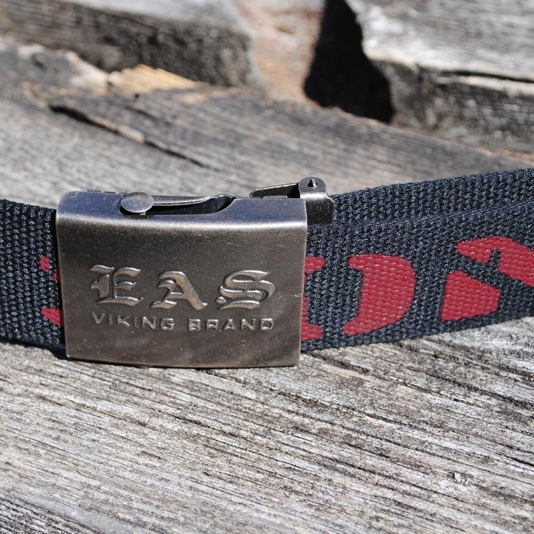 Opasek Erik and Sons Force - černý-červený, 135