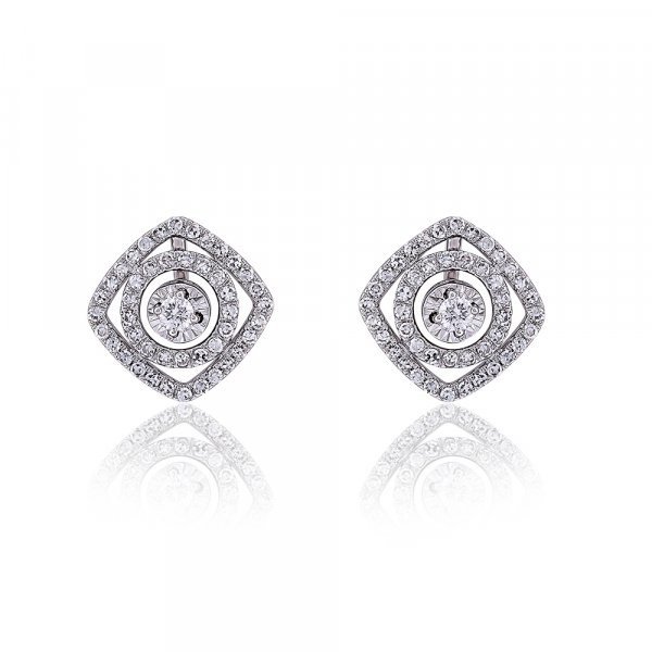 Náušnice s brilianty 334-491-014869 2.65g