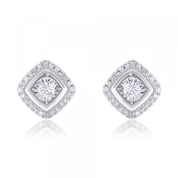 Náušnice s brilianty 334-491-014864 2.85g