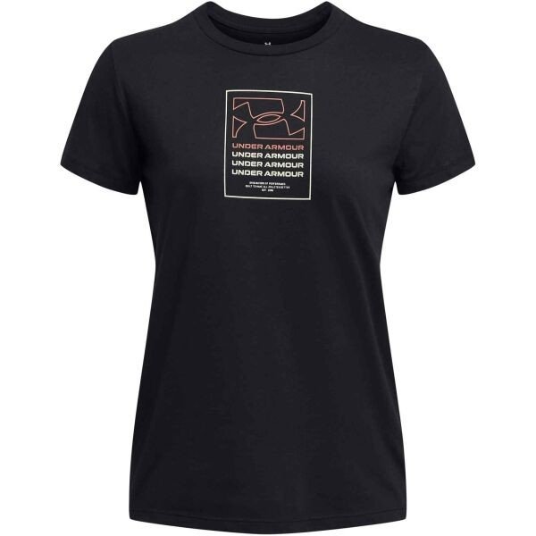 Under Armour BOX ORIGINATORS Dámské tričko, černá, veľkosť XL