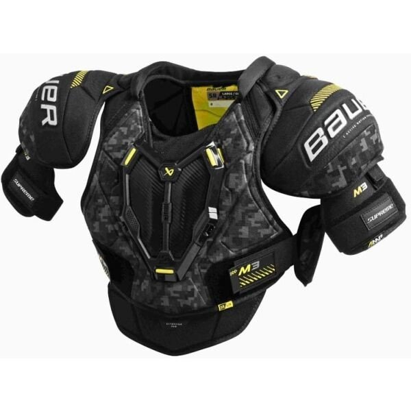 Bauer SUPREME M3 SHOULDER PAD-SR Chrániče ramen, černá, veľkosť M