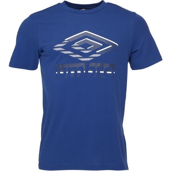 Umbro GLITCH GRAPHIC TEE Pánské triko, modrá, veľkosť S