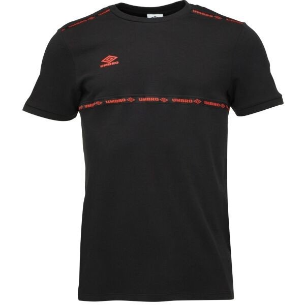 Umbro TAPED TECH TEE Pánské triko, černá, veľkosť XXL