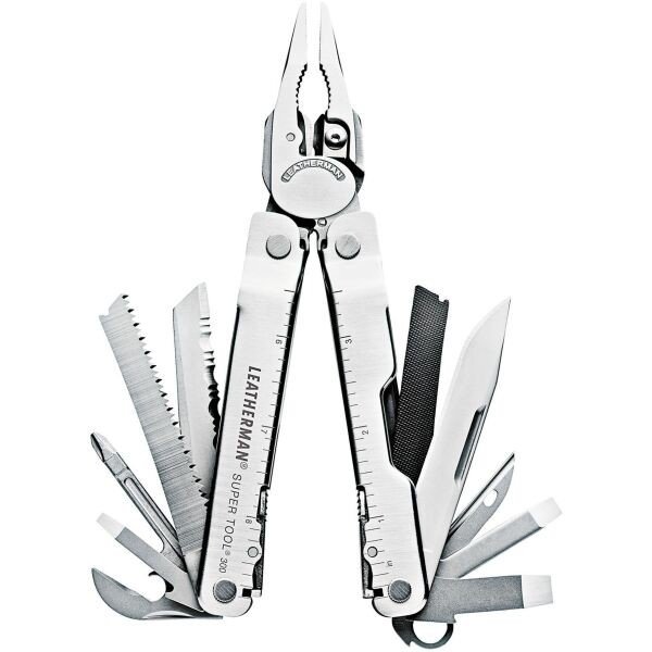 Leatherman SUPER TOOL 300 Multifunkční kleště, stříbrná, veľkosť UNI