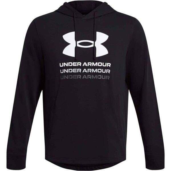 Under Armour RIVAL Pánská mikina, černá, veľkosť XXL