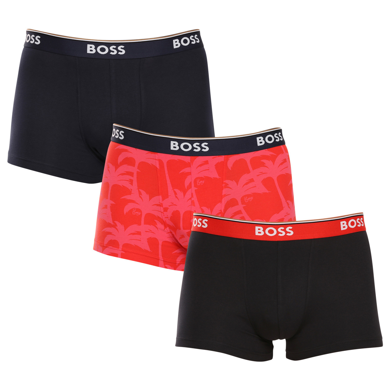 3PACK pánské boxerky Hugo Boss vícebarevné (50514950 980) M