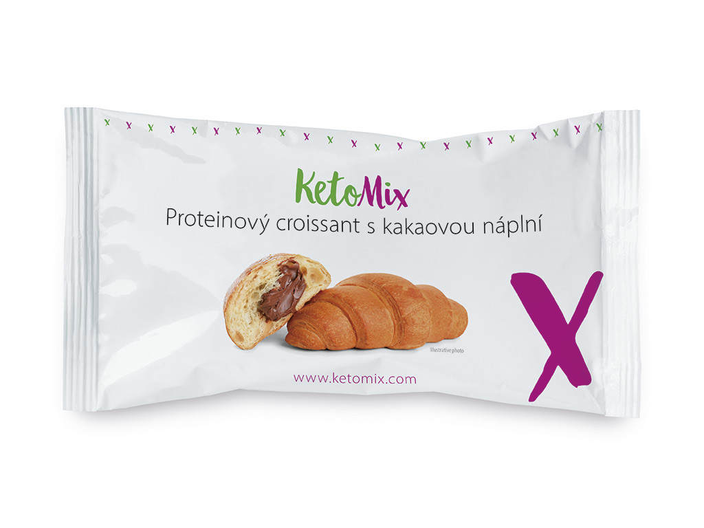 KetoMix Proteinový croissant s kakaovou náplní (1 porce)