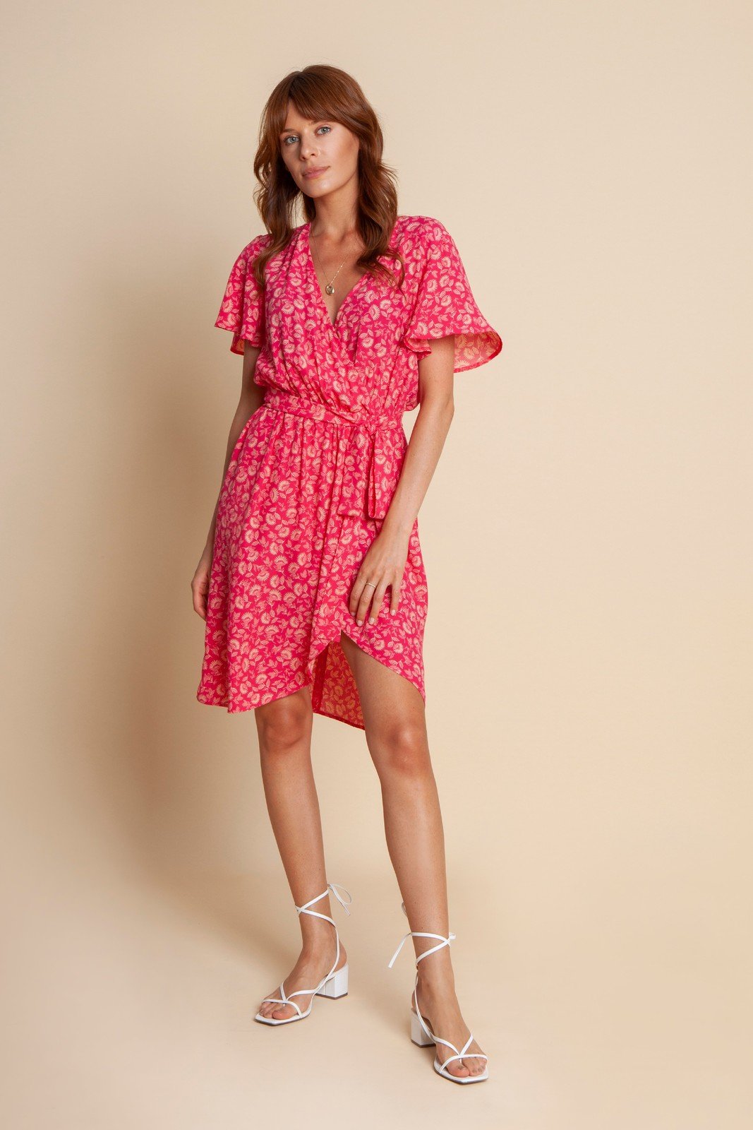 Benedict Harper Woman's Dress Marie Floral Amaranthine