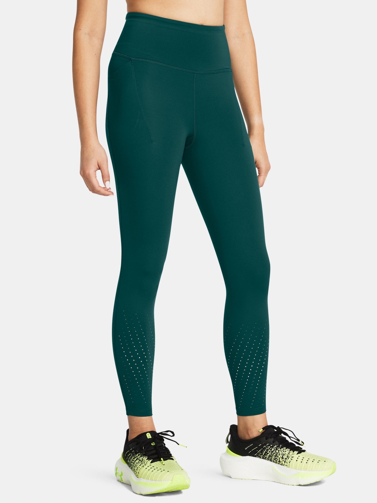 Under Armour Legíny UA Launch Elite Ankle Tights-BLU - Dámské