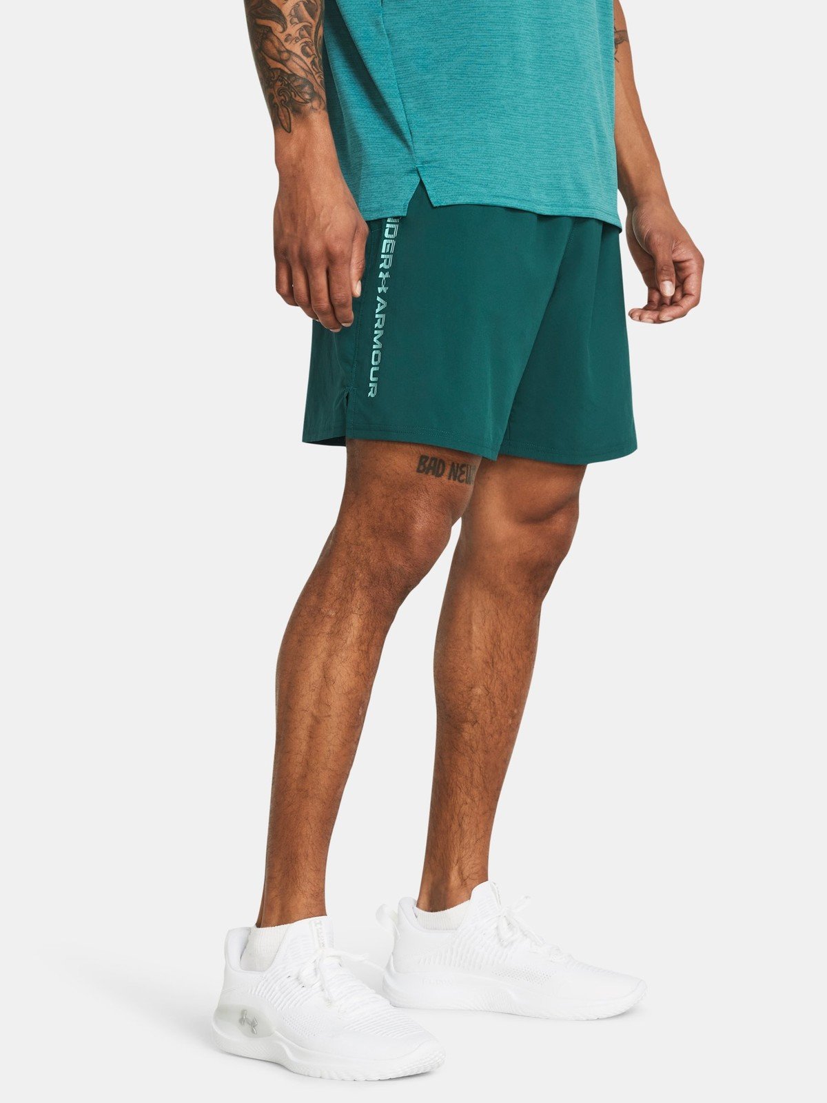 Under Armour Kraťasy UA Woven Wdmk Shorts-BLU - Pánské