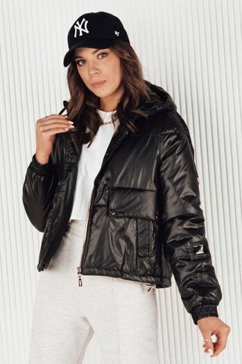 Dámská přechodná bunda ARON černá Dstreet