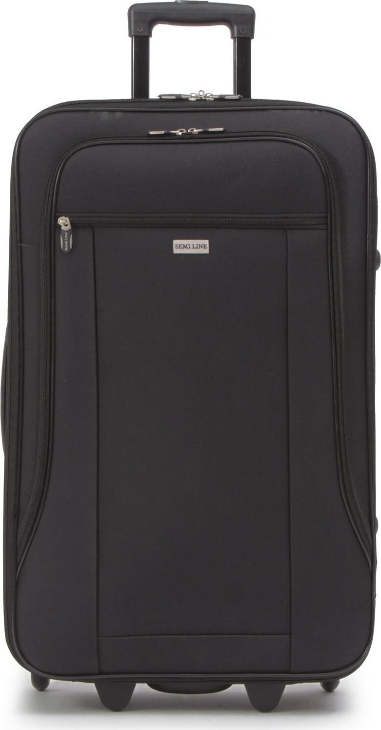 Střední kufr Semi Line T5554-3 Černá