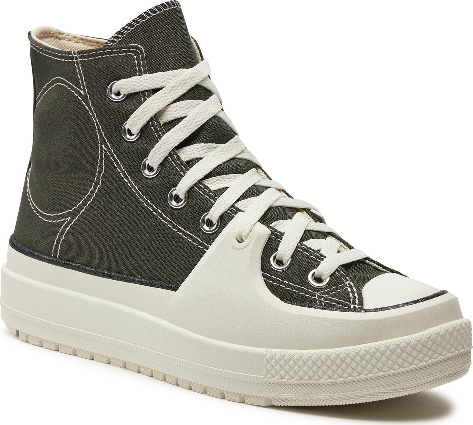 Plátěnky Converse Chuck Taylor All Star Construct A06618C Cave Green/Black/White