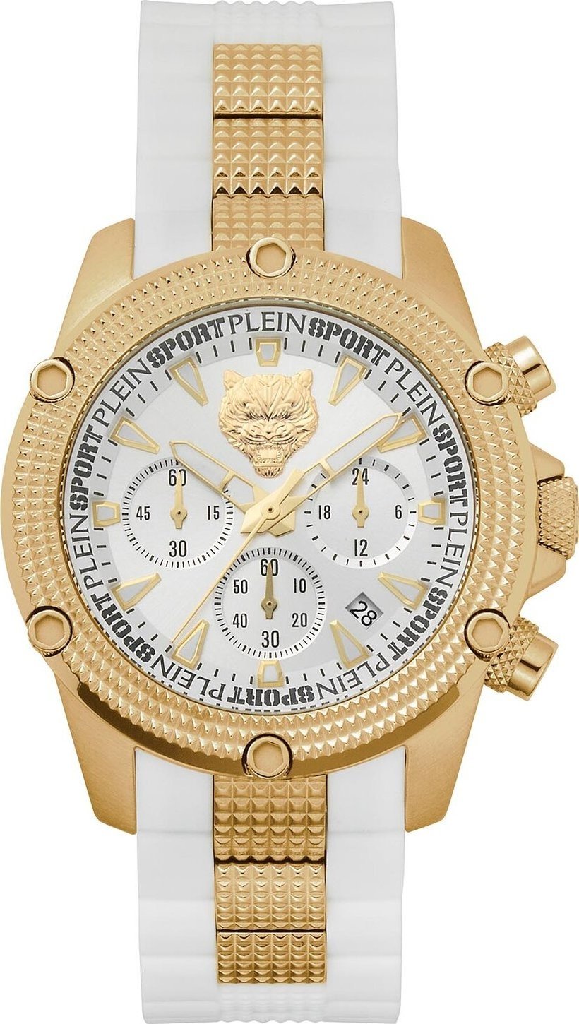 Hodinky Plein Sport Hurricane PSDBA0423 White/Gold