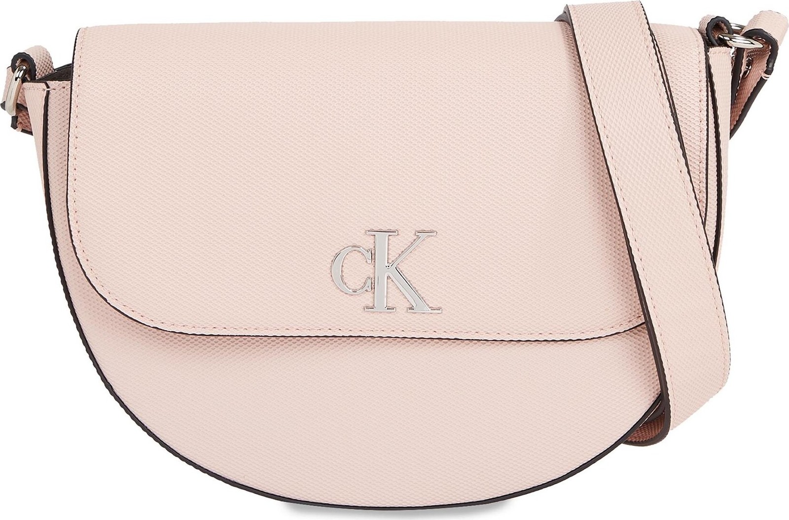 Kabelka Calvin Klein Jeans Minimal Monogram Saddle Bag22 T K60K611961 Pale Conch TFT