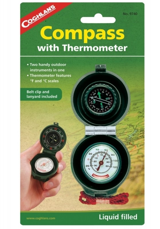 Coghlan's kompas s teploměrem Thermometer