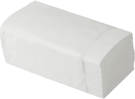 Papírové ručníky ZZ, 200 x 250 mm, 150 ks, 2 vrs., bílé