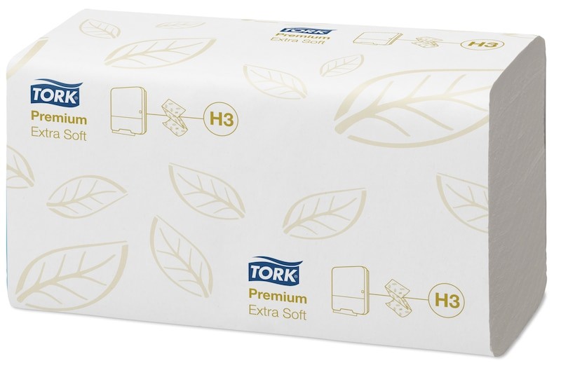 100278 Tork Singlefold extra jemné papírové ručníky, H3