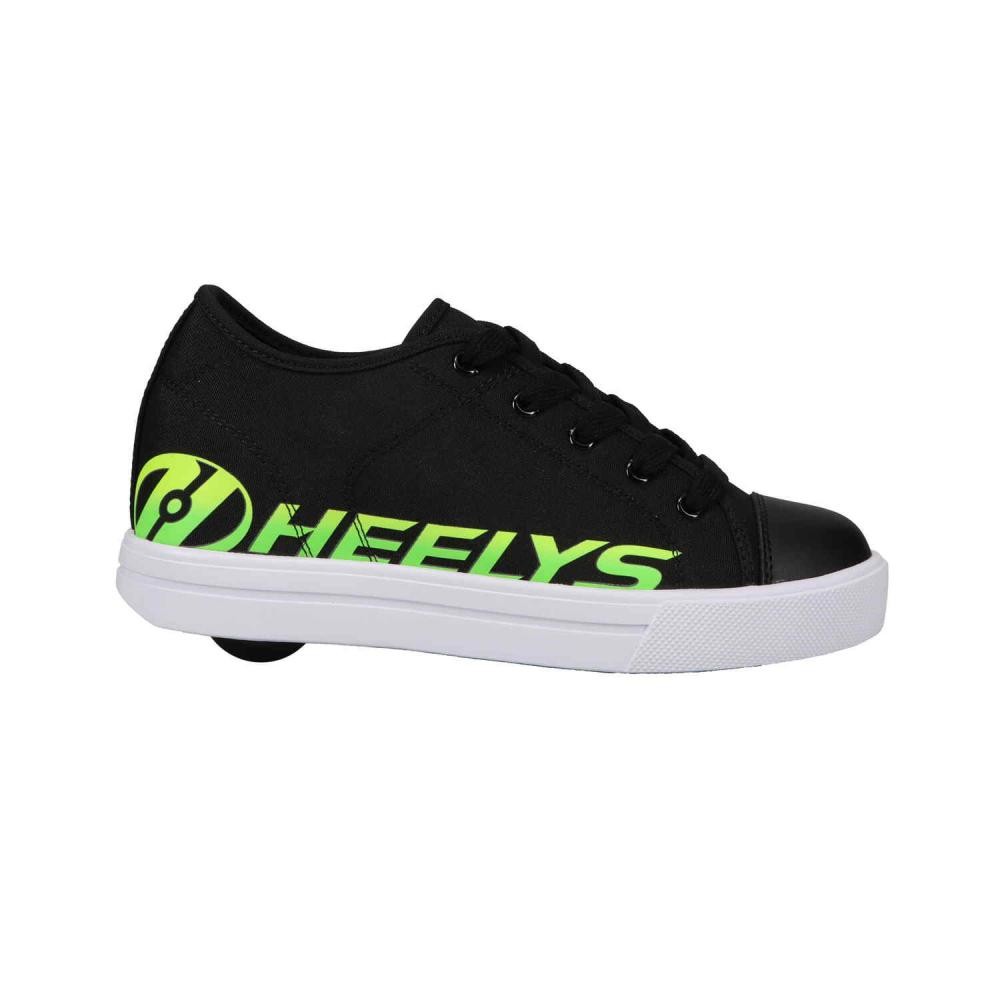Heelys - Classic - Black/Green/Canvas - koloboty Velikost boty: 31