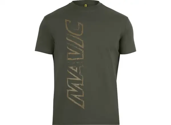 Mavic Corporate Vertical pánské triko krátký rukáv Army Green vel. M
