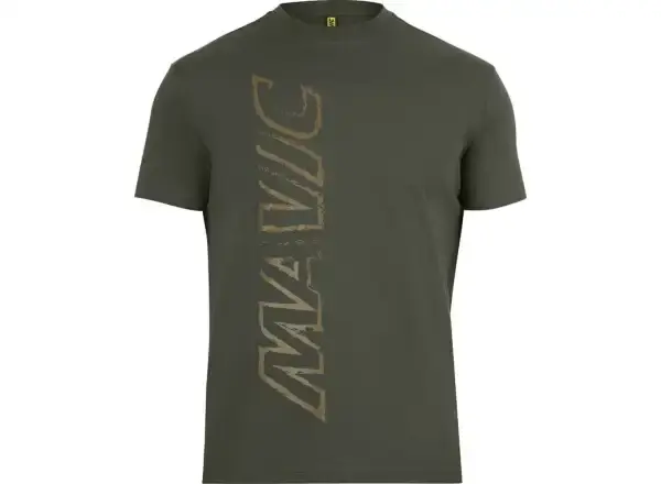 Mavic Corporate Vertical pánské triko krátký rukáv Army Green vel. M