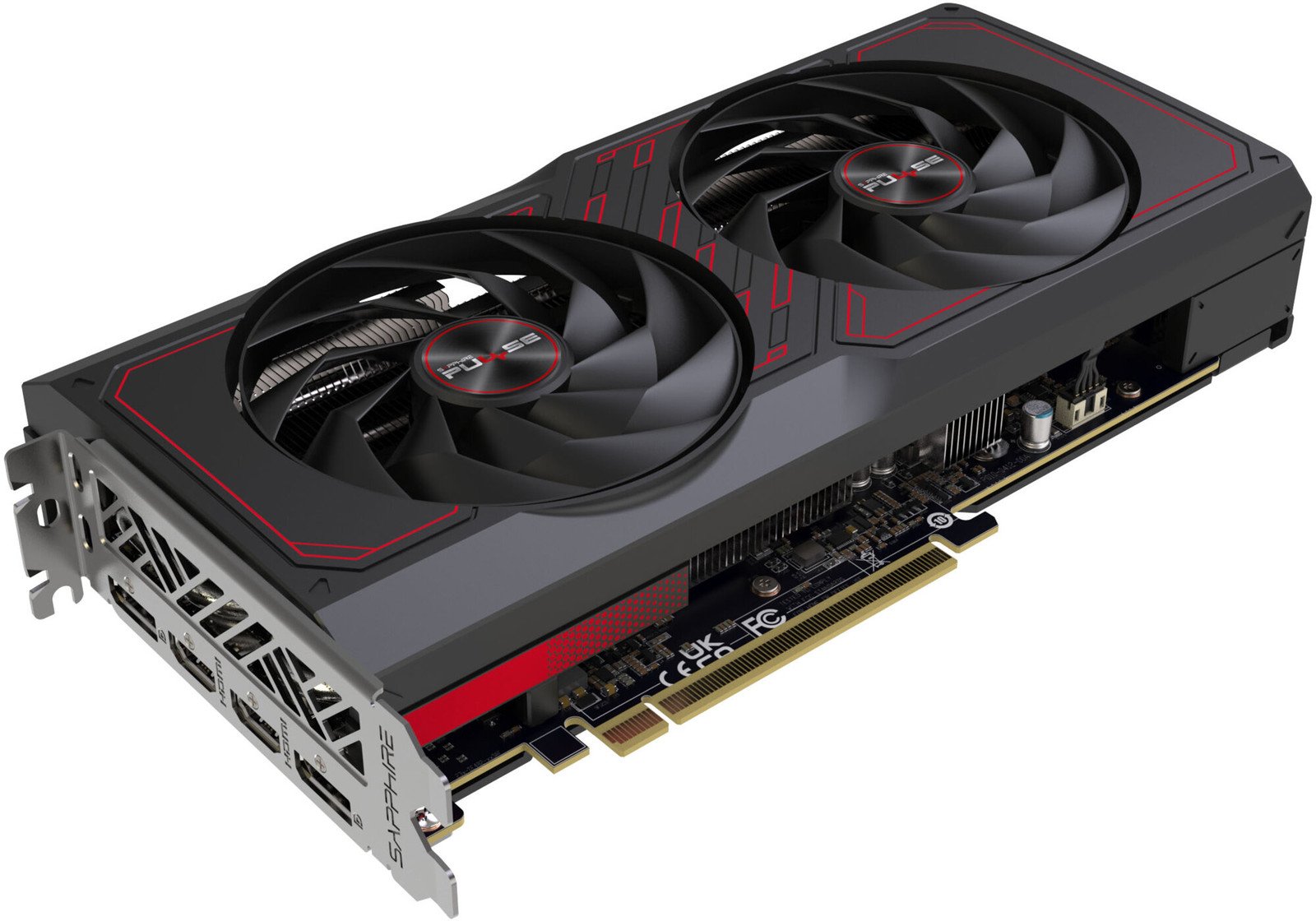 Sapphire PULSE AMD RADEON RX 7600 XT 16GB, 16GB GDDR6 - 11339-04-20G