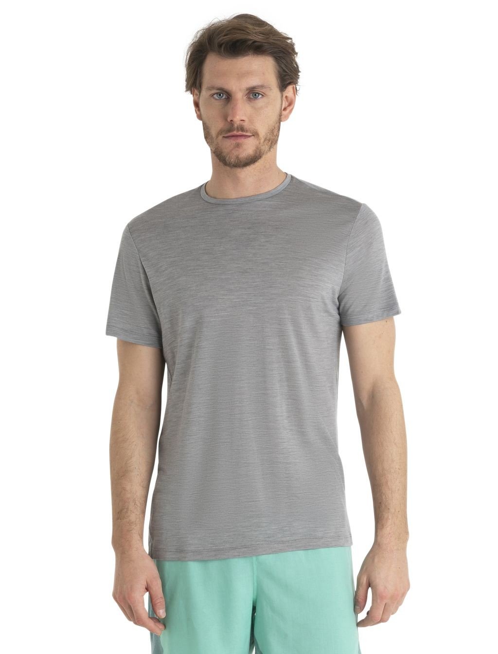 ICEBREAKER Mens Merino 125 Cool-Lite™ Sphere III SS Tee, Metro Heather velikost: XXL