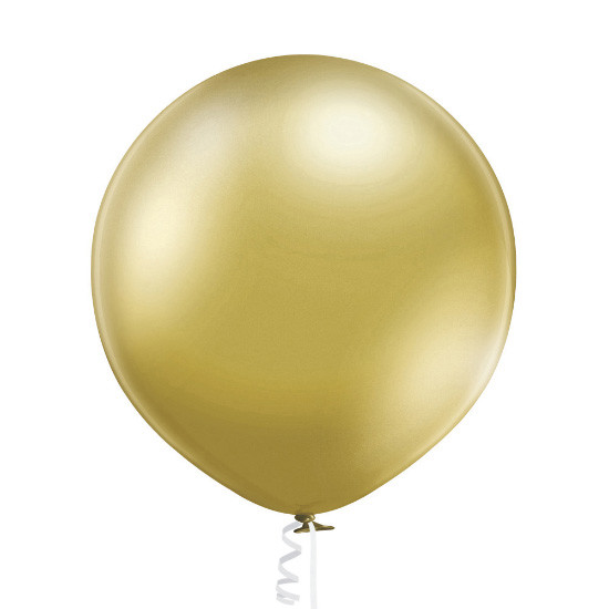 Chromový balónek zlatý 60 cm Belbal
