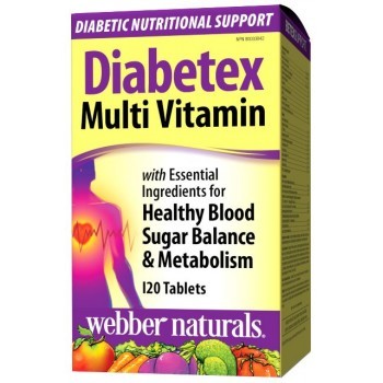 Webber Naturals Diabetex Multi Vitamin 120 tablet
