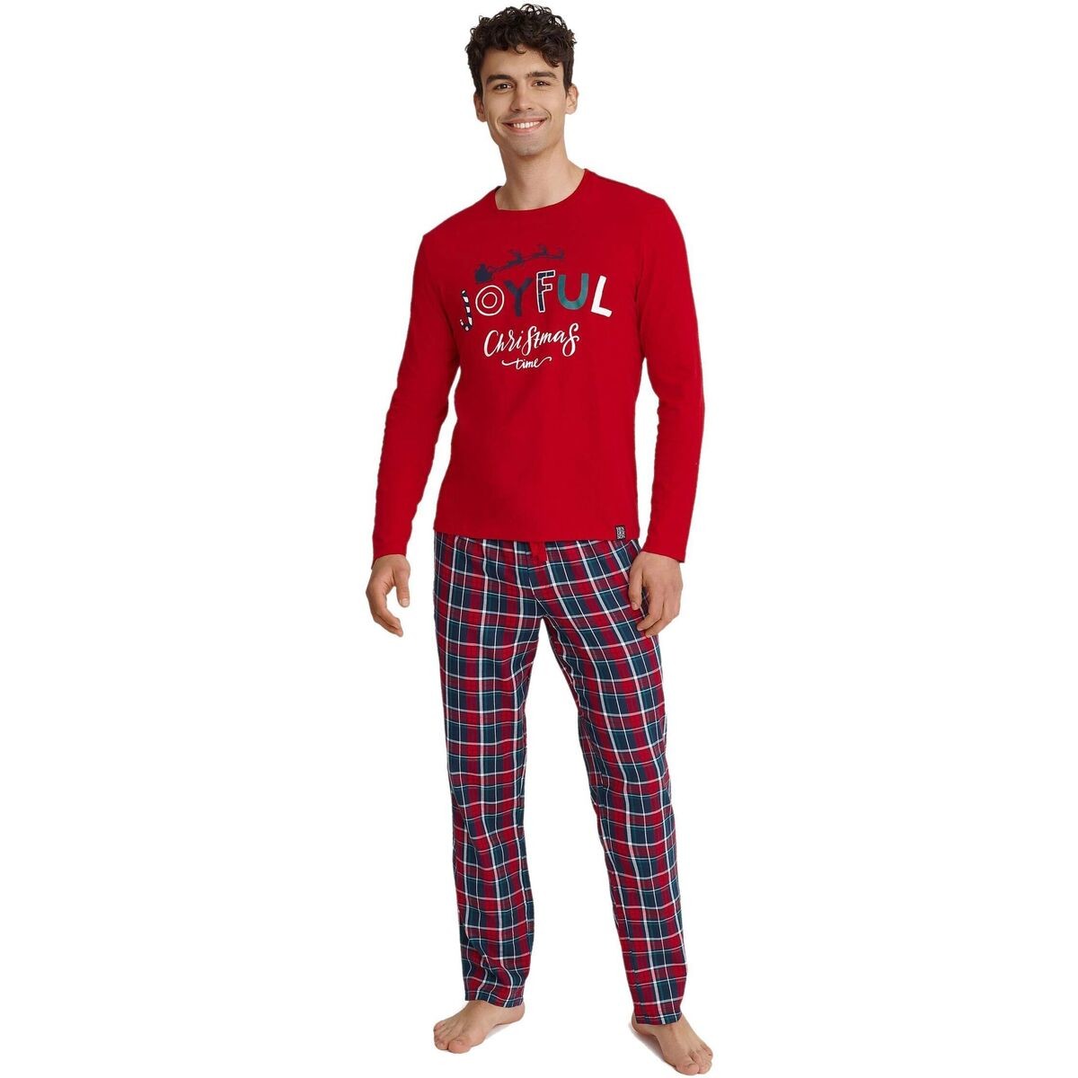 Esotiq & Henderson  Pánské pyžamo 40950 Glance  ruznobarevne