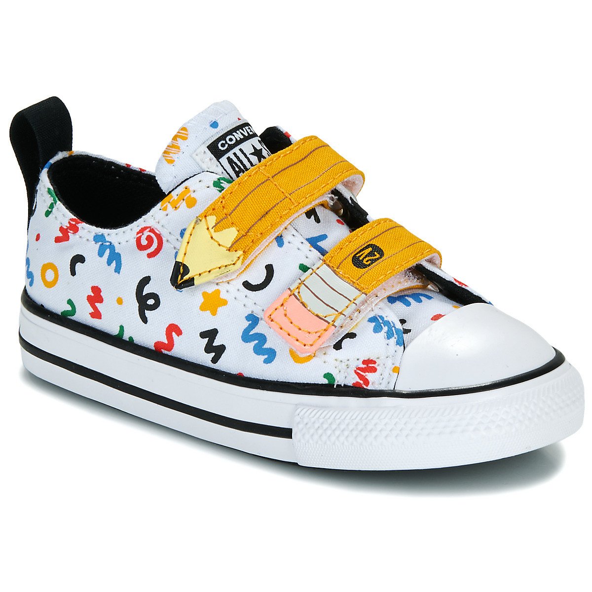 Converse  CHUCK TAYLOR ALL STAR EASY-ON DOODLES  Bílá