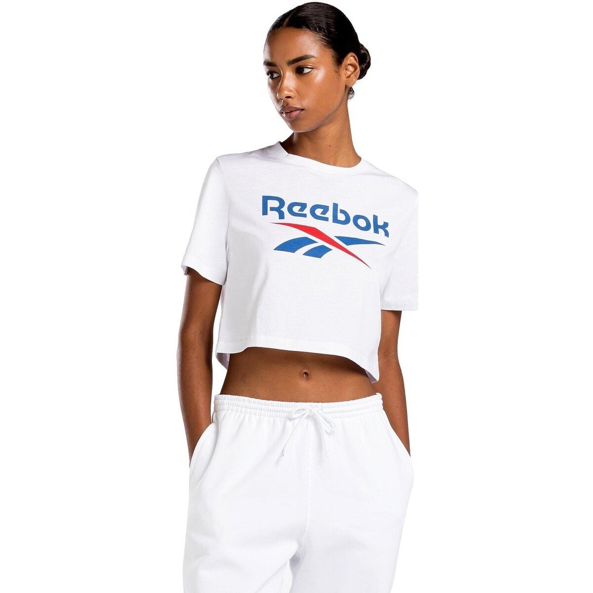 Reebok Sport  CAMISETA CORTA MUJER  100037593  Bílá