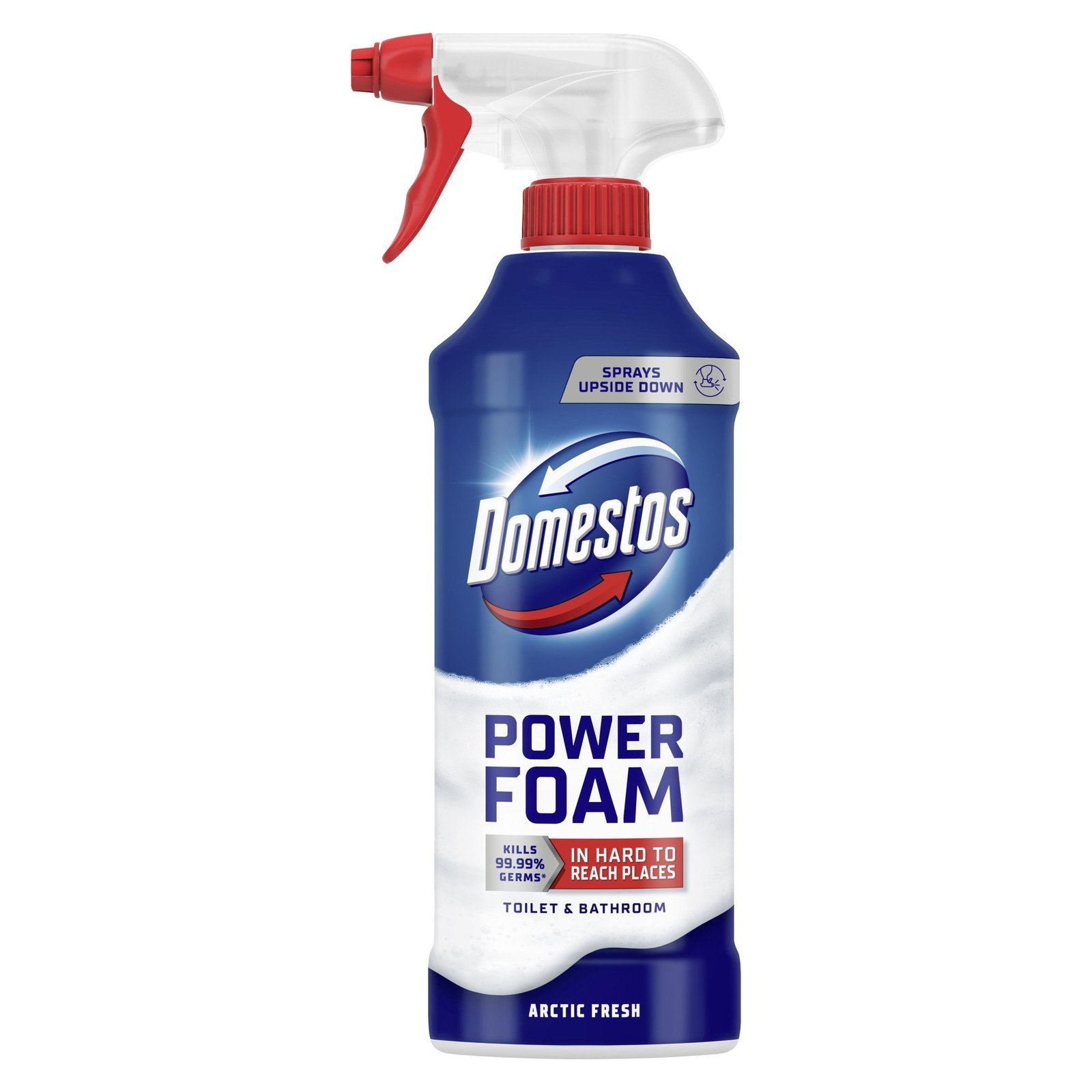 Domestos Power Foam Arctic Pěnový čistič toalet a koupelen 435 ml