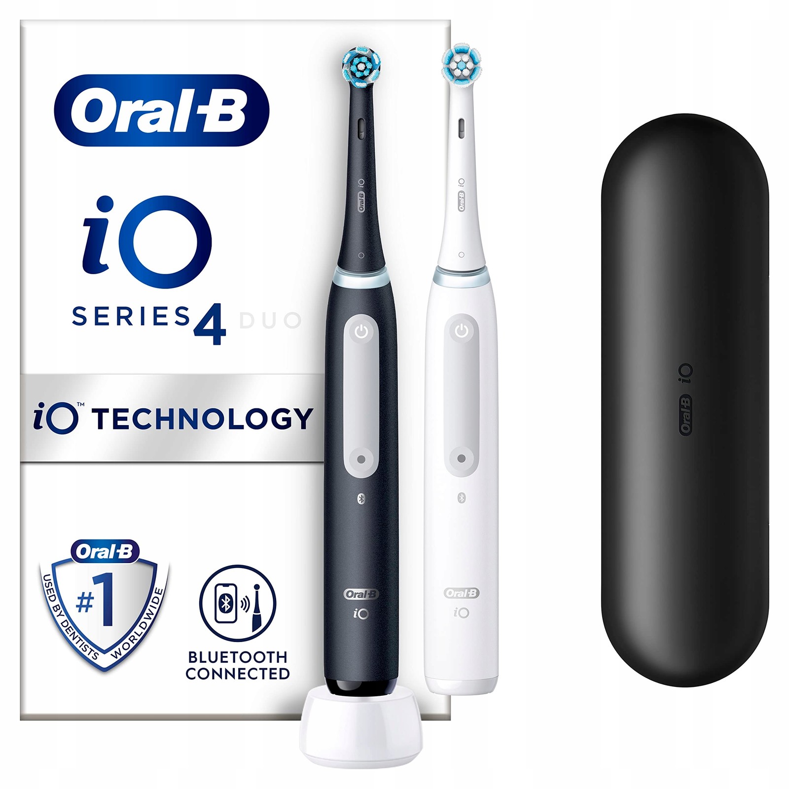 Oral-B iO 4 Black White Elektrické zubní kartáčky