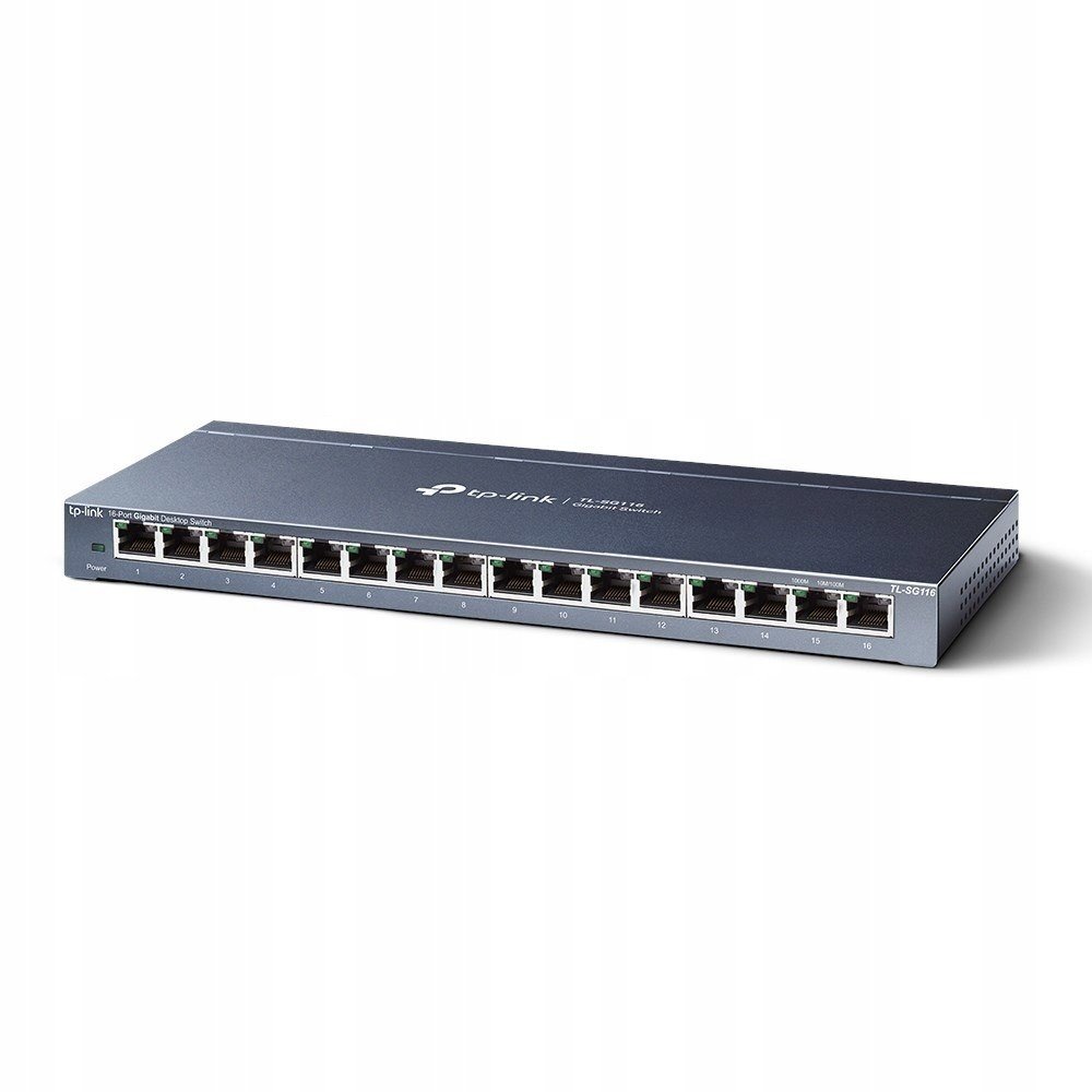 Switch TP-Link TL-SG116 16 portů šedý