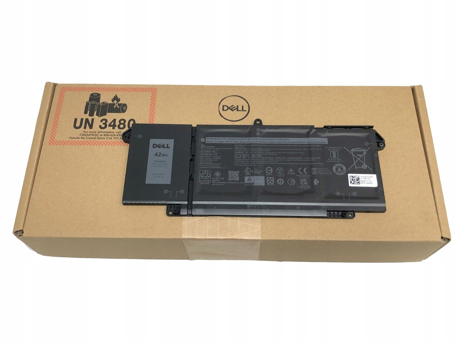 Nový Originální Dell Latitude 5320 7320 7420 7520 2-IN-1 Type 9JM71 42WH