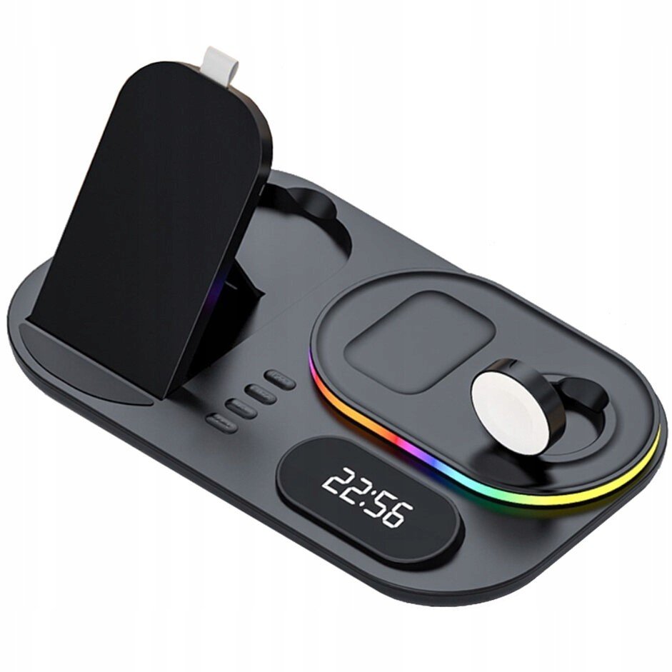 Indukční nabíječka 4v1 s hodinkami pro Samsung Galaxy Watch Buds 15W