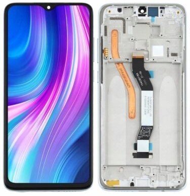 LCD Displej Dotyk Xiaomi Redmi Note 8 Pro Rám