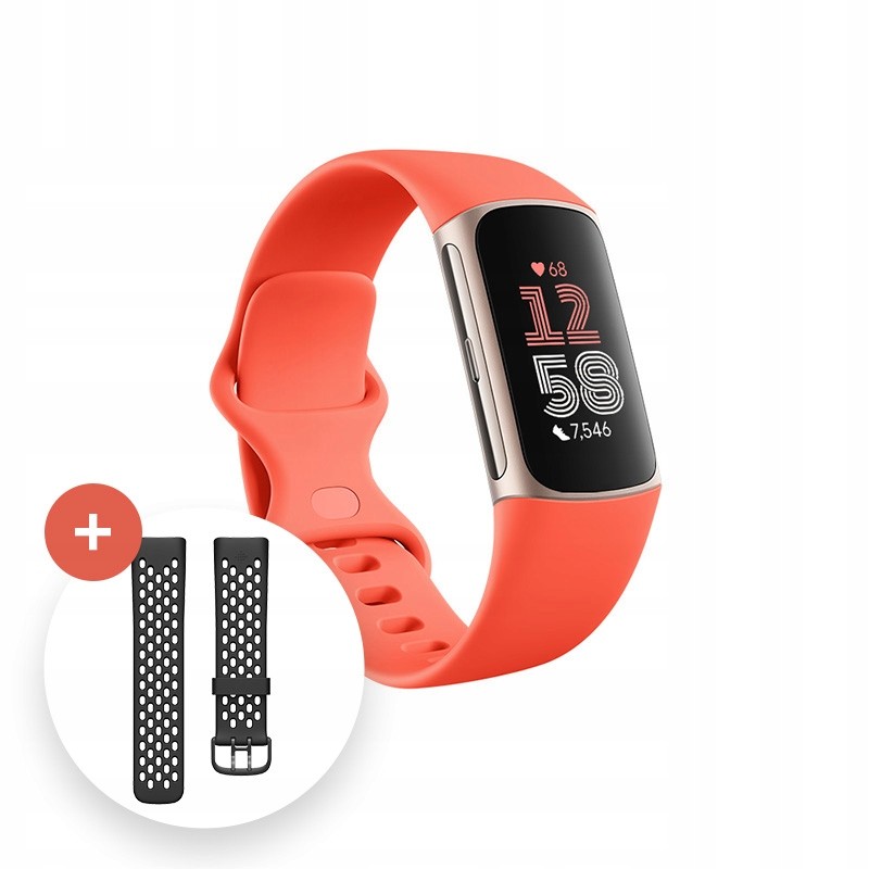 Fitbit Charge 6 Fitness tracker Nfc náramek korálový