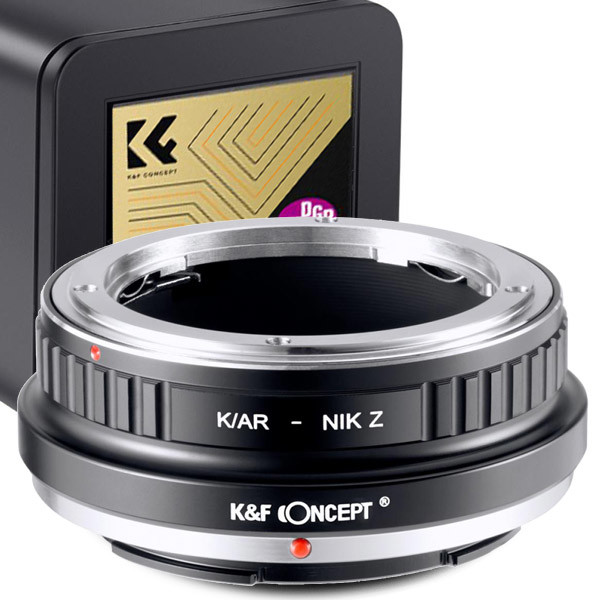 Adaptér Konica Nikon Z6 Z7 redukce Konica Ar adaptér K&f Concept