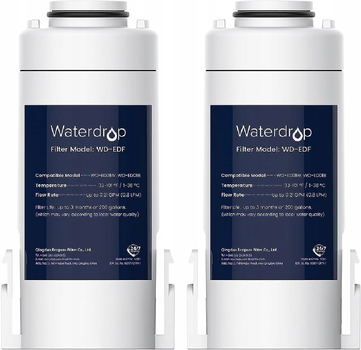 Wd-edf filtr pro konvice Waterdrop Instant WD-ED01W WD-ED01B 2ks